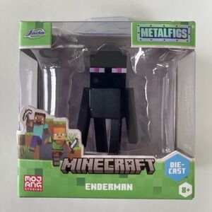 Minecraft Enderman Diecast Metalfigs Jada Mojang Studios 2.5" NIB